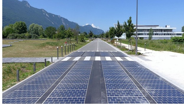 فناوری‌های شارژ وسایل نقلیه برقی - جاده خورشیدی